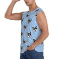 thumbnail image 3 of Fotbe Men's Corgi Dog Print Men's Sleeveless Muscle Tank Tops Casual T-Shirts for Gym Workout Beach-X-Large, 3 of 8