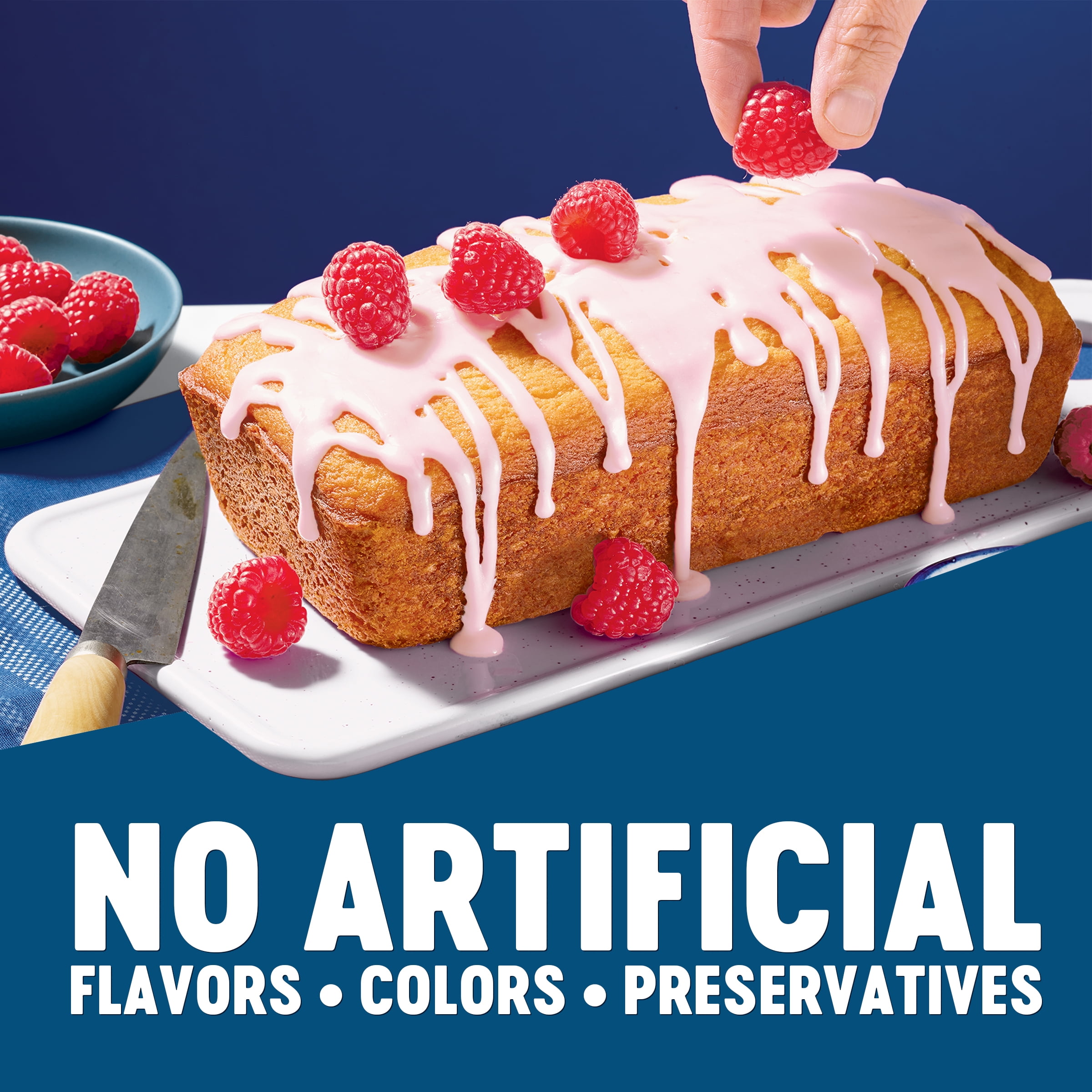 (2 pack) Krusteaz Classic Pound Cake Mix, Pound Cake Baking Mix&nbsp;with&nbsp;Glaze,&nbsp;16.5 oz&nbsp;Box