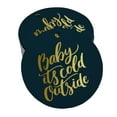 thumbnail image 1 of Inkdotpot Gold Foil Paper Hang Tags Baby It's Cold Outside Baby Shower Favor Tags 50 Pieces, 1 of 7