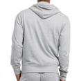 thumbnail image 2 of Men's Fleece Hoodie Cotton Lightweight Pullover Sweatshirt S-3XL Tops Regular Big & Tall Long Sleeve Shirts Menswear Sweaters Casual Pocket Outdoor, 2 of 3