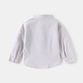 thumbnail image 6 of felwors Toddler Children's Cotton Shirts for Boys and Girls Long Sleeved Lapel Tops Baby Button Coats Casual Cartoon (Beige,2-3 Years), 6 of 7