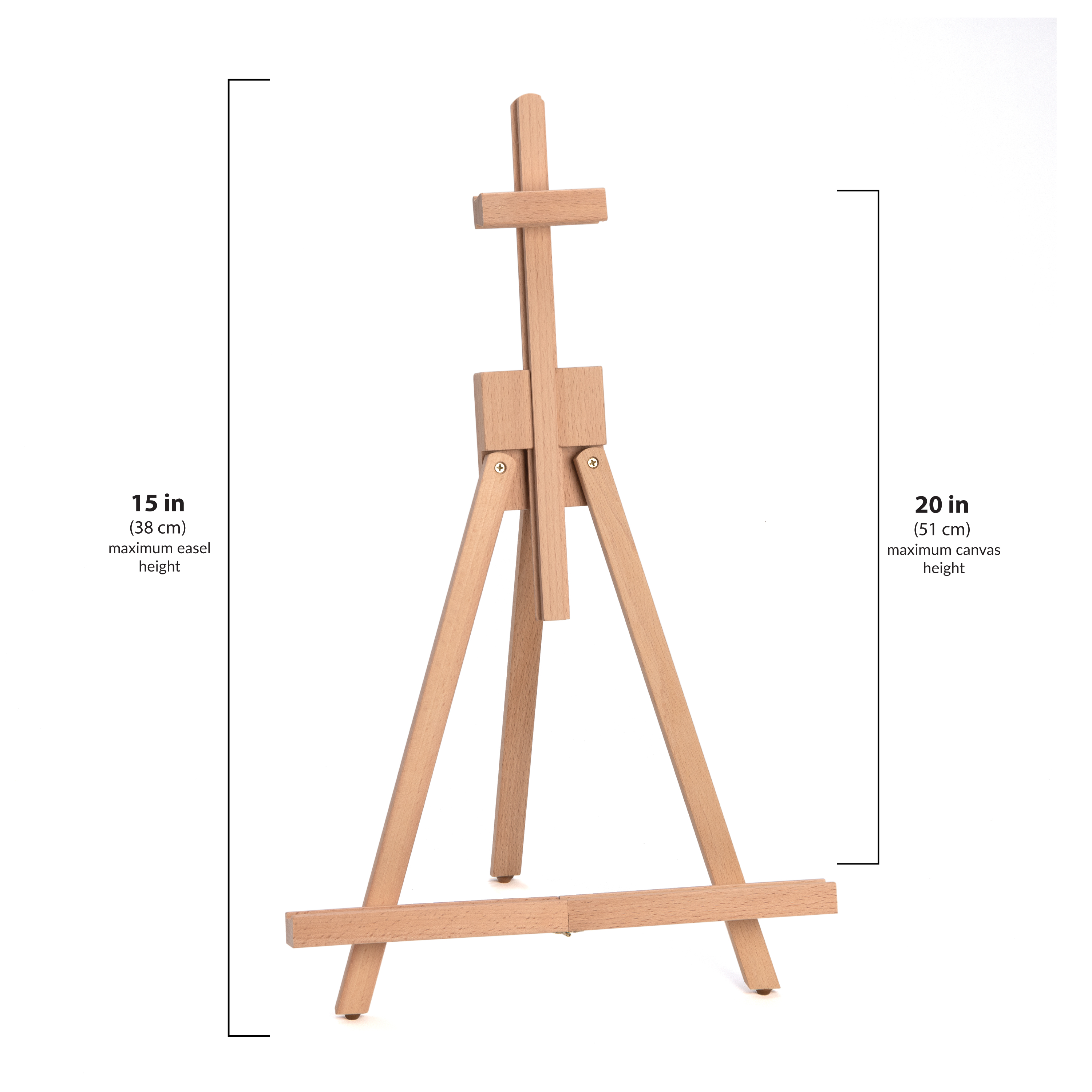 Royal & Langnickel Essentials Tabletop Wood Easel, 20" Max photo 4