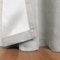 thumbnail image 3 of Superior Linen Blackout Curtains, Grommet Header, Set of 2, 42" x 84", Marshmellow, 3 of 6