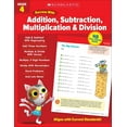 thumbnail image 2 of NEW 2022 Release! Scholastic Success with Complete Grade 4 Workbooks Set 8 Books: Addition, Subtraction, Multiplication & Division 4; Fractions 4; Math 4; Math Tests 4; Grammar 4; Reading..., 2 of 9