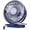 Dark Blue, variant on SWEETFULL Mini Fan, Portable Desk Fans Small Quiet with 3 Speeds, Personal Table Fan with Bottom Hook, 360° Rotatable USB Fan for Office Desk, Home, Car, Outdoor, Camping & Travel