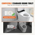 thumbnail image 3 of Vevor AZSJGMTZDDFSTV95SV0 3.5 in. Raised Toilet Seat, 3 of 5