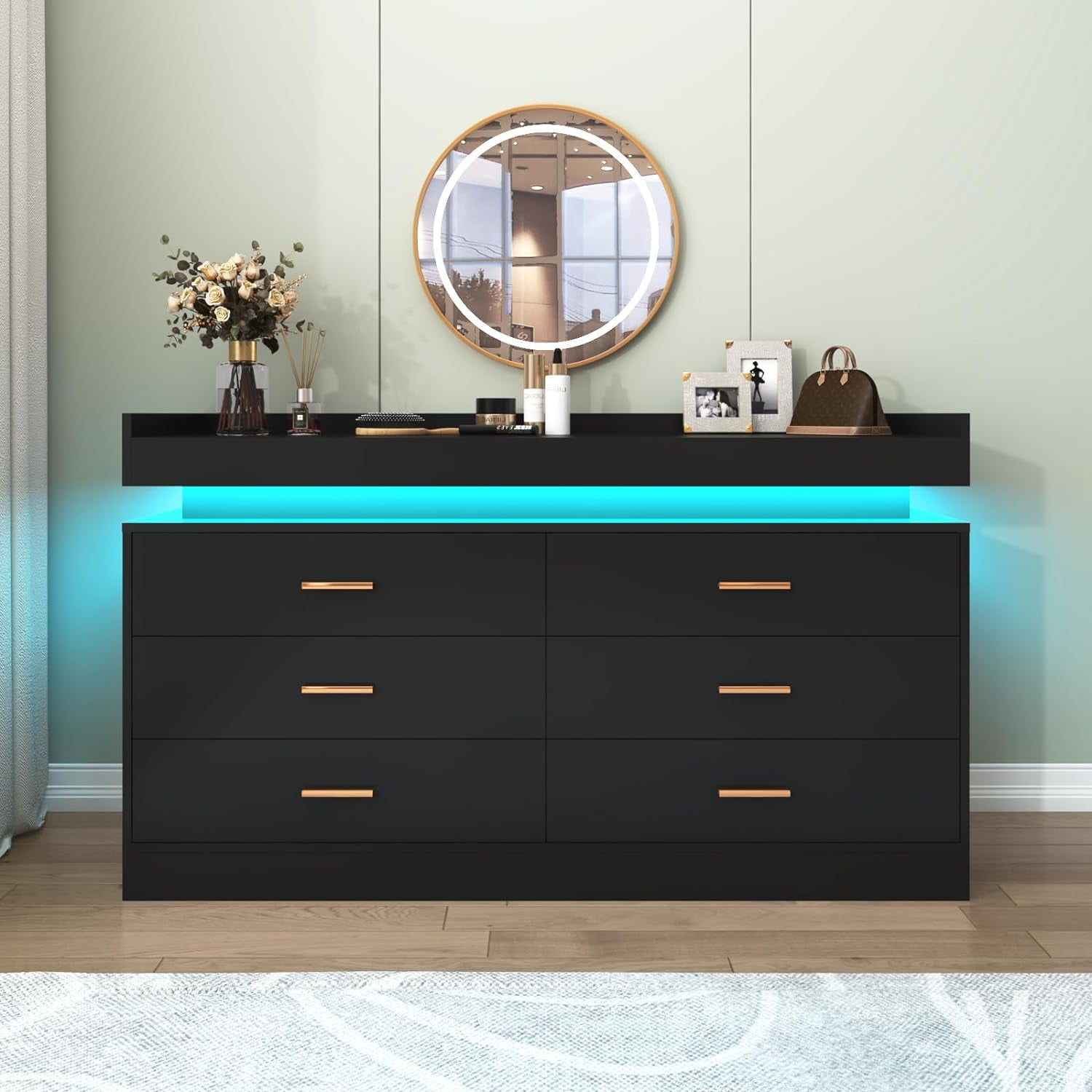 ebay black wedding dress Rangley Black LED Panel Bedroom Set  Luna Furniture