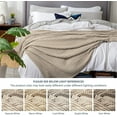 Bedsure Cooling Cotton Waffle Breathable Rayon Derived from Bamboo