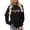 Black, variant on Tanghaowl Women's Sweatshirt Casual Crewneck Sweatshirt Long Sleeve Soft Everyday Pullover Top for Streetwear and Comfortable Outfit Black L