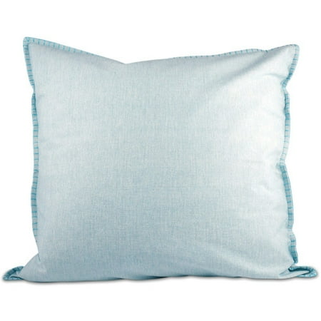 chambray throw pillow trading fox hill