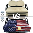 thumbnail image 5 of Xoenoiee American Flag Butterfly Print Golf Cart Seat Covers, Golf Cart Seat Towel Blanket, Suitable Yamaha, EZGO, Club Cars, Icon and More 2-Seats Cart, Essential Golf Cart Accessories, 51" x 30", 5 of 6