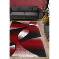 thumbnail image 3 of Rectangle Maybelle Red Shag 3 ft. x 5 ft. Area Rug for Entryway, Living Room, Dinning Room, etc., 3 of 7