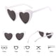thumbnail image 2 of Gafas de sol YooThink estilo ojo de gato vintage en forma de corazón para mujer, 2 of 6