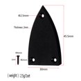 thumbnail image 2 of Eease 2x 3 Hole Triangle Plastic Truss Rod Covers for Electric Guitar (Black), 2 of 5