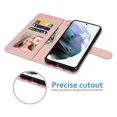 thumbnail image 5 of Galaxy S22+ 6.6" Case, Galaxy S22+ 6.6" Wallet Case, Galaxy S22+ 6.6" Leather Case, Tekcoo PU Leather Folio Flip Cover Magnetic Closure TPU Shockproof Protective Case Kickstand Strap -Rose Gold, 5 of 11