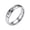 Silver, variant on I am Enough Rings for Men Women Stainless Steel 4MM Statement Self Love Band Matching Couples Inspirational Promise Simple Personalized Statement Jewelry Silver Plated Size 5