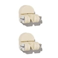 thumbnail image 1 of Yuarrent Estante de ducha con ventosa al vacío, fácil instalación sin taladrar, resistente y duradero, blanco leche sin costuras leche blanca 2Conjunto, 1 of 6