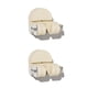 thumbnail image 2 of Toystoory Ángulo de desmontaje sin costuras y altura ajustable ventosa de vacío estante de ducha estante de ducha reutilizable blanco leche leche blanca 2piezas, 2 of 6