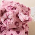thumbnail image 4 of Leopard Dog Hoodie Coat Pet Thick Jacket Winter Coat Doggy Thermal Coat Puppy Outfits Clothes Cat Sweatshirt Apparel ShopWise Round, 4 of 8