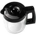 thumbnail image 2 of 12-Cup Replacement Glass Coffee Carafe Compatible with Hamilton Beach Flexbew Coffeemaker, Coffee Pot Fits 49980A, 49980Z, 49983, 49618, 46300, 46310, 49976, 49966, 49350 Series, Black, 2 of 5