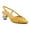 Orange, variant on XYD Women Pointed Toe Slingback Pumps Buckled Thin Strap Crystal Low Heels Elegant Dressy Party Woven Shoes Size 11.5 Green