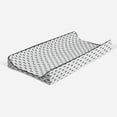 thumbnail image 3 of Mustache Black Quilted Muslin Changing Pad Cover, 3 of 8