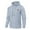 Lightgrey, variant on Men's Pullover Hoodies Plaid Jacquard Weave Long Sleeve Drawstring Hipster Casual Hooded Sweatshirts with Kanga Khaki M