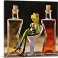 thumbnail image 1 of ARTCANVAS Bottles Frog Home decor Canvas Art Print - Size: 12" x 12" (0.75" Deep), 1 of 9