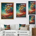 thumbnail image 4 of Designart "Rainbow Colored Waves In The Sky III" Landscape Modern Wall Decor, 4 of 5