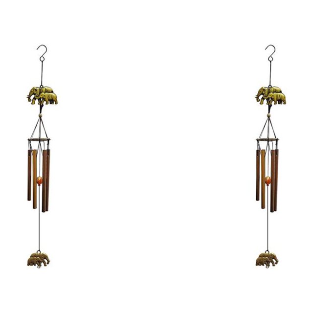 Billuyoard Carillón de viento para exteriores, campana DIY, adornos para habitación, tubos de Metal, artesanías, adornos colgantes, accesorios Type3 NO3