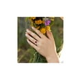thumbnail image 4 of 2.80 Carat (Ctw) Lab-Created Ruby and White Sapphire with Bridal Wedding Set Engagement Ring 10K Yellow Gold for Women, 4 of 6