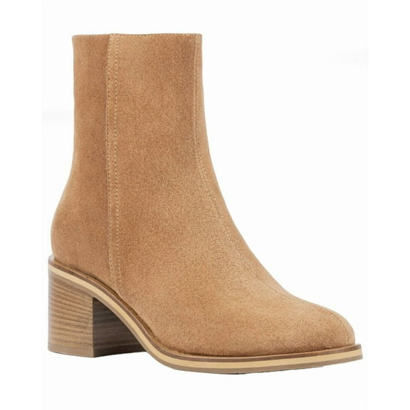 Aquatalia Bellina Weatherproof Suede Boot, 8, Brown