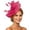 Hot Pink, variant on Wedding Party Fascinator Headpiece Hat for Ladies Day Events Fall Things for Women