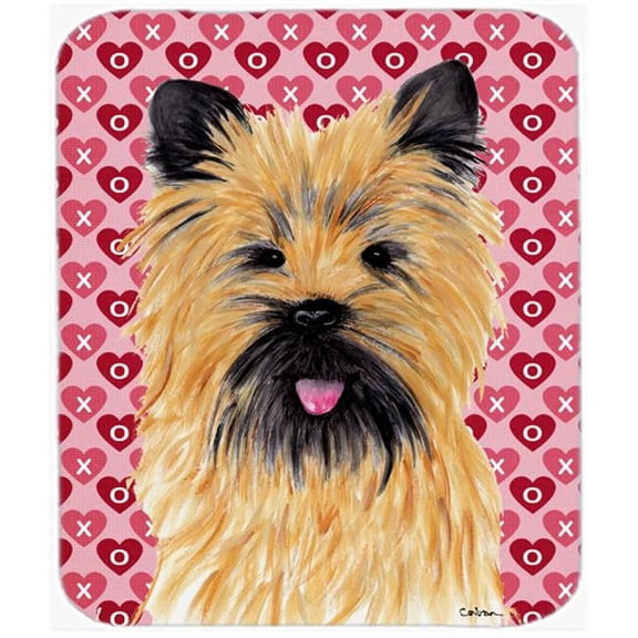 Cairn Terrier Hearts Love And Valentines Day Mouse Pad, Hot Pad Or Trivet