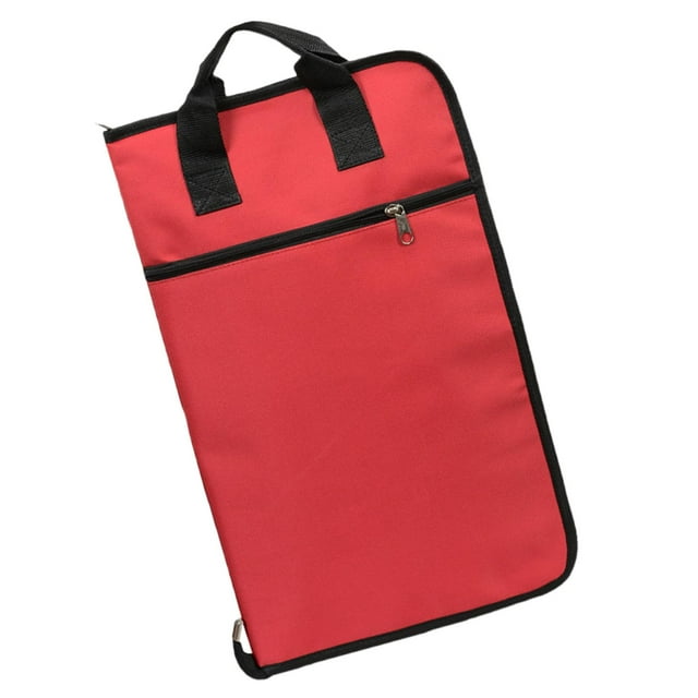 MERIGLARE Sac de Rangement pour Baguette de Batterie Sac de Rangement pour Baguettes de Percussion Rouge