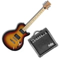 thumbnail image 1 of Paquete Guitarra Eléctrica Steelpro Jethro 034 Color 3 Tone Sunburst Diapasón de Maple, 1 of 8