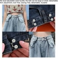 thumbnail image 4 of Happon 8 Sets Pant Waist Tightener Instant Jean Buttons for Loose Jeans Pants Clips for Waist Detachable Jean Buttons Pins No Sewing Waistband Tightener, 4 of 7
