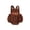 Brown, variant on RUINIXCW Infant Baby Boy Birthday Romper Embroidery Sleeveless Western Jumpsuit