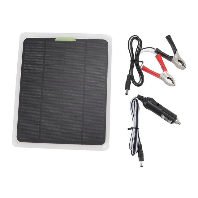 Panneau solaire 10 W Type C, double sortie USB, panneau de charge solaire DC12 V, pour travaux en extérieur, voyage, camping, formation