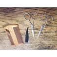 thumbnail image 3 of Professional Men's Grooming Kit, 4-in-1 Beard and Mustache Trimming Set with 2 Stainless Steel Scissors & 2 Combs for Travel & Home Styling, 3 of 6