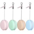 thumbnail image 1 of 4 Pcs Macaron Mobile Phone Screen Cleaners Macaron Shaped Phone Cleaning Wipes Brushes Cell Phone Lanyards Decorative Pendants, 1 of 4
