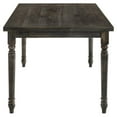 thumbnail image 4 of Pemberly Row Rectangular Wood Turned Legs Dining Table in Weathered Gray, 4 of 7