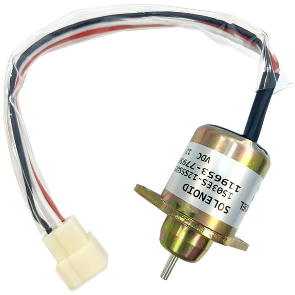 119653-77950 Fuel ShutOff Solenoid 1503ES-12S5SUC5S Replace For Yanmar M806808
