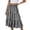 Black, variant on Hurxie Long Skirts for Women Summer Boho Beach Vacation Clothes Pleated High Waisted Flowy Maxi Skirt with Pockets Hot Pink,L