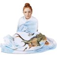 thumbnail image 5 of Koltose by Mash - Deer Throw Blanket, Fleece Fabric, XL 50”x 60”, Machine Washable, 5 of 6