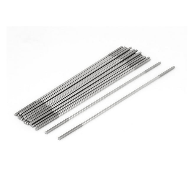 Unique Bargains M3x160mm 304 Stainless Steel Double End Threaded Stud Screw Bolt 20pcs