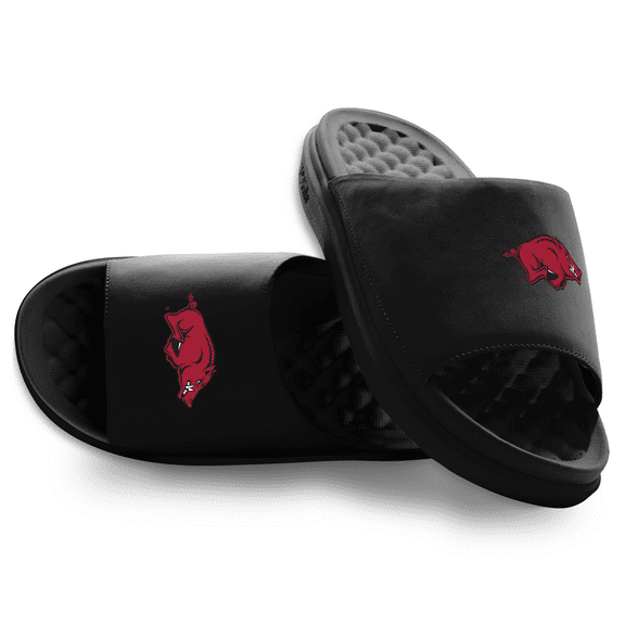 Youth ISlide Black Arkansas Razorbacks Primary Motive Slide Sandals