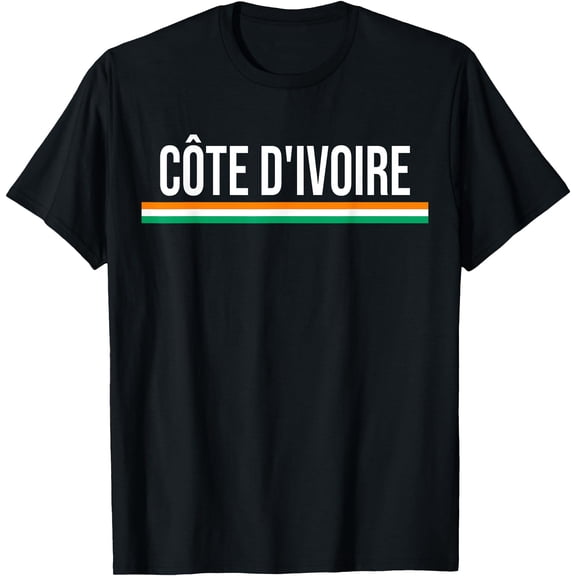 IVORY COAST FLAG SPORTS SOCCER FOOTBALL ATHLETIC TEAM JERSEY T-Shirt