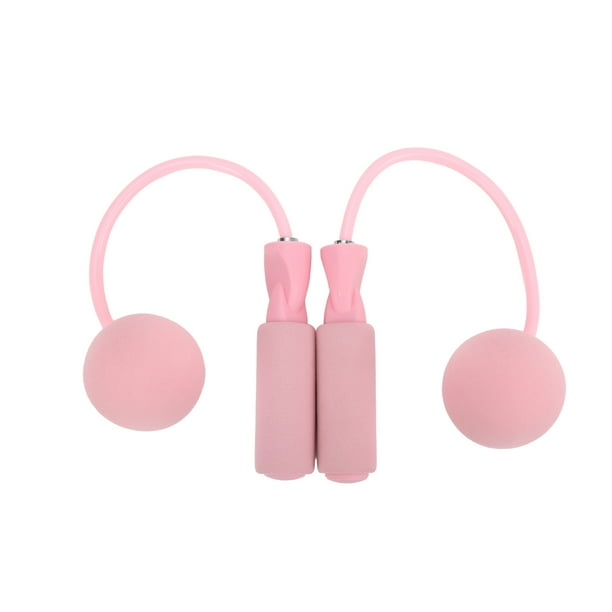 Cuerda para saltar sin cuerda, entrenamiento deportivo, quema de gordura, cuerda para saltar inalámbrica para hombres, mujeres y niños, color rosa YUNYI BRAND Deportes