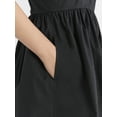 thumbnail image 3 of Free Assembly Women's Sleeveless Halter Fit and Flare Cotton Mini Dress, XS-XXL, 3 of 4